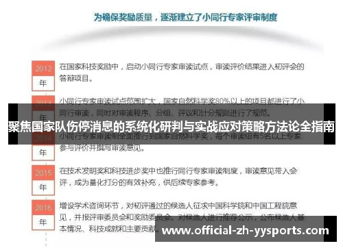 聚焦国家队伤停消息的系统化研判与实战应对策略方法论全指南